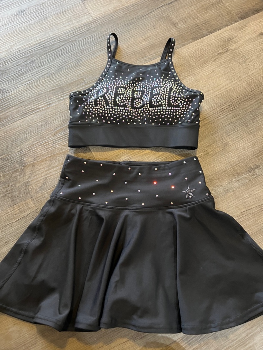 Rebel Athletic Gilmore Sports Bra in Black size AXS - Picture 8 of 8